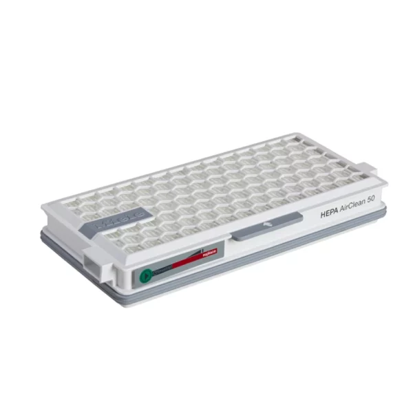 Miele Active HEPA AirClean SFHA50 Genuine Replacement Filter for S4000 S5000 Upright and Select Canister Vacuums 99.99 Percent Filtration to 0.1 Micron with TimeStrip