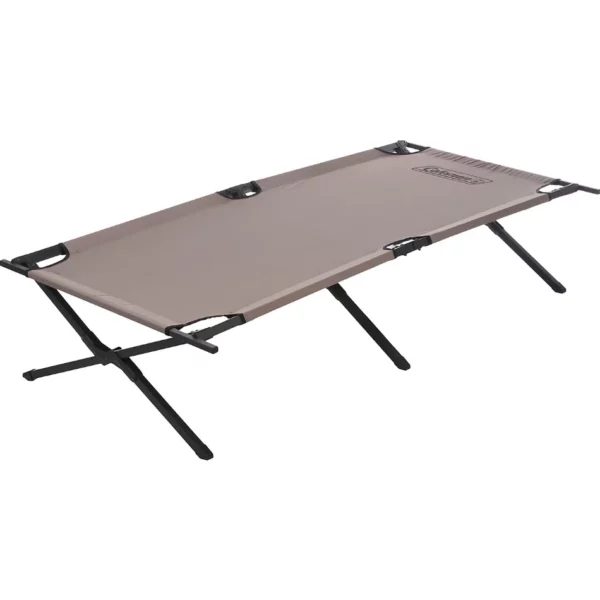 Coleman Trailhead II Camp Cot - Extra-Wide Steel Frame Cot with Realtree Camo & Side Pockets