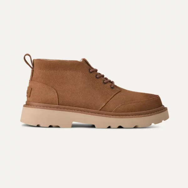 UGG Mens Chukka Lug Boot Suede Upper with Burnishing Details UGGplush Insole and Sugarcane EVA Outsole for Timeless Comfort and Bold Style
