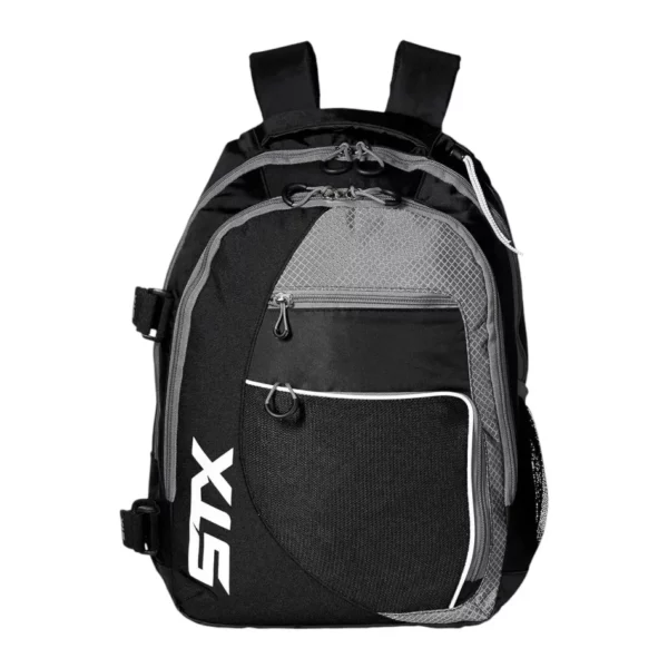 STX Sidewinder Lacrosse Backpack, Durable 2-Compartment Design with Cushioned Straps, Vented Pocket, Stick Holders & Heavy-Duty Base - Perfect for Players & Teams