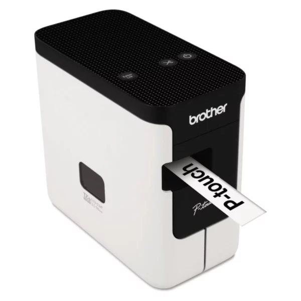 Brother P-Touch PT-P700 Desktop Label Printer, PC/Mac Connectable via USB, 180x360 dpi Thermal Transfer, Auto Cutter, Up to 0.94" TZe Labels - Fast, Durable Labeling for Home & Office