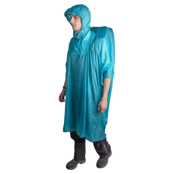 Sea to Summit Ultra-Sil Nano Tarp Poncho, 15D Waterproof Fabric, 8.1 oz Ultralight Multi-Use Gear - Raincoat, Pack Cover, Groundsheet & Tarp in One, Includes Stuff Sack