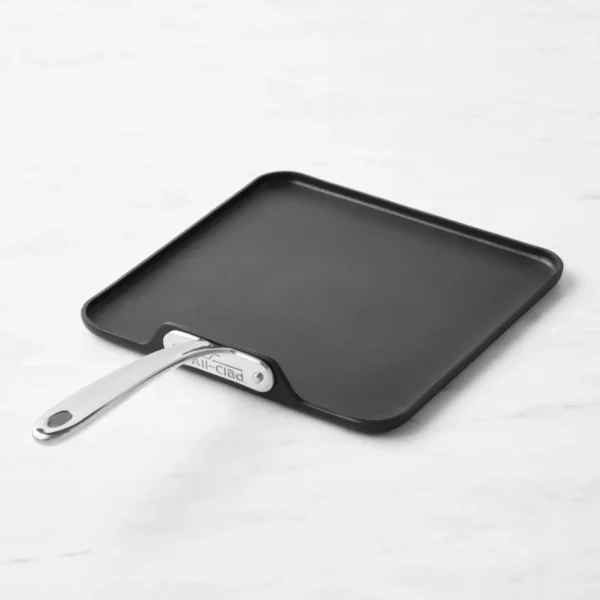 All-Clad NS Pro™ Nonstick Square Griddle - Premium Ceramic-Reinforced Nonstick Griddle for Pancakes, Eggs & Sandwiches