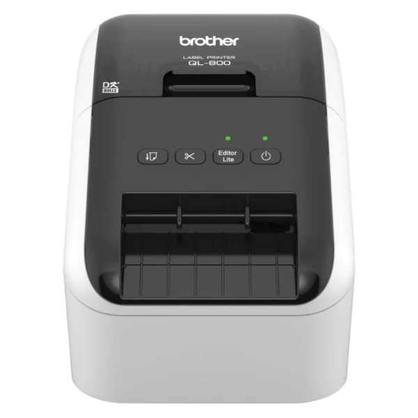 Brother Desktop QL-800 Label Printer - High-Speed Direct Thermal, 93 Labels/Min, 300x600 dpi & 2.4" Wide DK Tapes for Professional Office & Retail Labeling