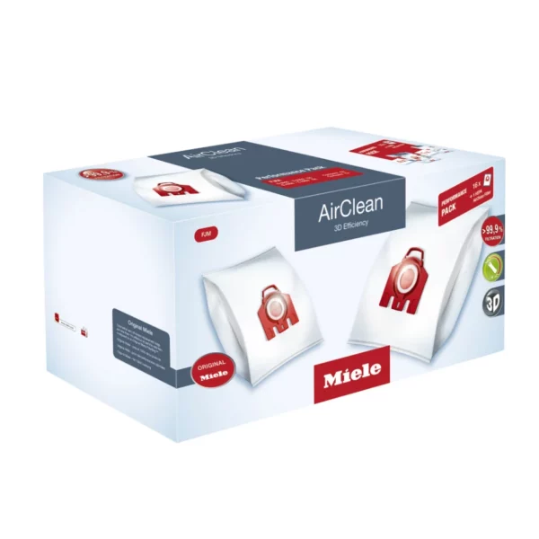 Miele FJM HA50 Performance Pack - 16 AirClean 3D Dustbags + HEPA AirClean Filter Bundle
