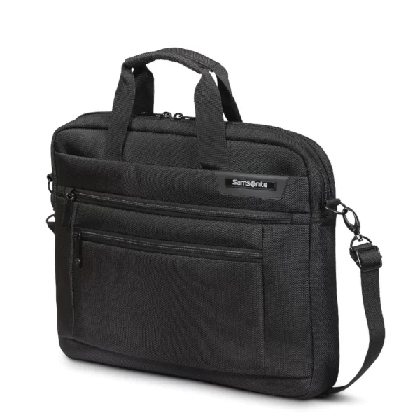 Samsonite Classic Business 2.0 15.6-Inch Shuttle Briefcase - Slim Lightweight Laptop Bag with Padded Compartment & SmartSleeve