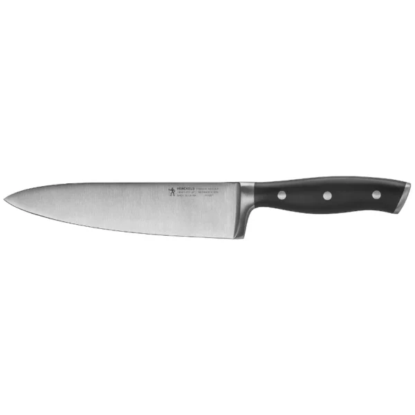 Henckels Forged Accent 8-in. Chef Knife - German Stainless Steel, Forged Bolster & Triple-Riveted Handle for Precision, Balance & Long-Lasting Sharpness