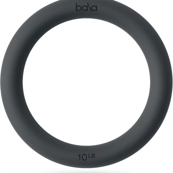 Bala Power Ring 10 lb - Versatile Silicone-Coated Kettlebell-Dumbbell Hybrid for Strength & HIIT