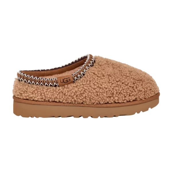 UGG Womens Tasman Maxi Curly Slipper 100 Percent Recycled UGGbraid Collar Curly Sheepskin Vamp with UGGplush Lining and Sugarcane EVA Outsole for Luxurious Comfort