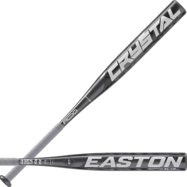 Easton Crystal Fastpitch Bat 2025 2 1/4 Inch Barrel -13 Drop One Piece Alloy Womens Youth Fastpitch Softball Bat with ALX50 Technology