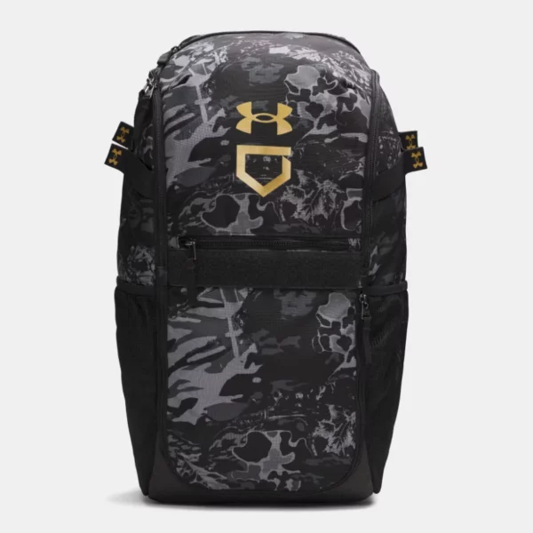 Under Armour Utility Printed Bat Pack - 36L Baseball/Softball Bat Backpack with Water-Resistant Storm Technology & Airvent Shoe Compartmen