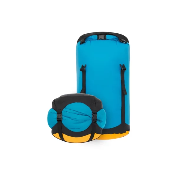 Sea to Summit Evac Compression Dry Bag 20L Lightweight Waterproof Recycled Nylon with eVent Base and Four Strap Compression for Compact Gear Storage