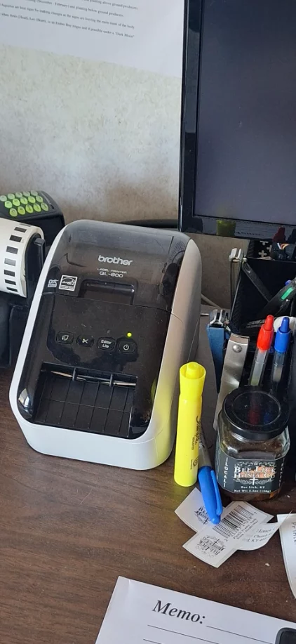 Brother Desktop QL-800 Label Printer - High-Speed Direct Thermal, 93 Labels/Min, 300x600 dpi & 2.4" Wide DK Tapes for Professional Office & Retail Labeling photo review