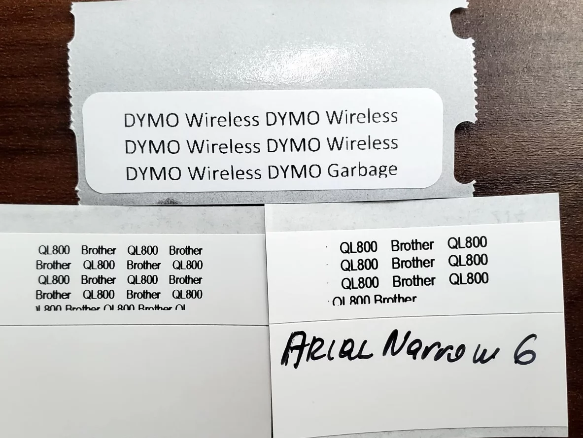 Brother Desktop QL-800 Label Printer - High-Speed Direct Thermal, 93 Labels/Min, 300x600 dpi & 2.4" Wide DK Tapes for Professional Office & Retail Labeling photo review