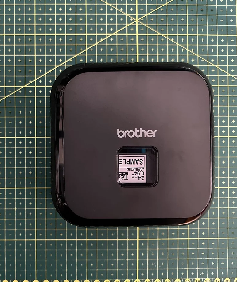 Brother P-Touch PT-P710BT Cube Plus Desktop Label Maker - Bluetooth, 1" Wide Labels, Wireless Printing from Phone/PC & Built-in Rechargeable Battery photo review