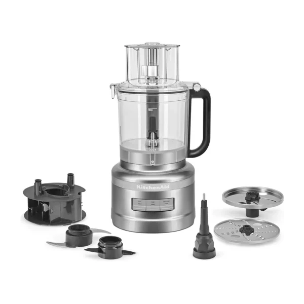 KitchenAid 13-Cup Food Processor Contour Silver KFP1318CU Large Kitchen Processor