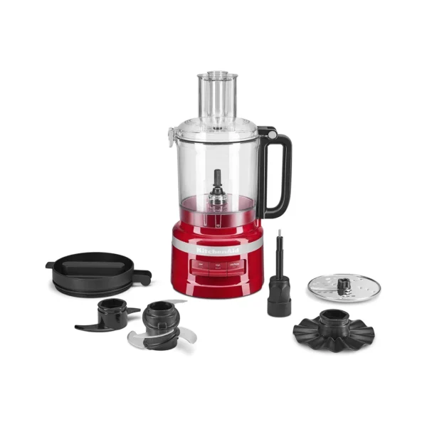 KitchenAid 9-Cup Food Processor Empire Red KFP0921ER Chopper Slicer Kitchen Processor