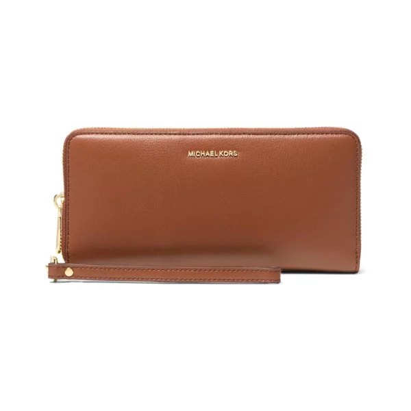 Michael Kors Jet Set Travel Large Leather Continental Wallet Zip Around Luggage