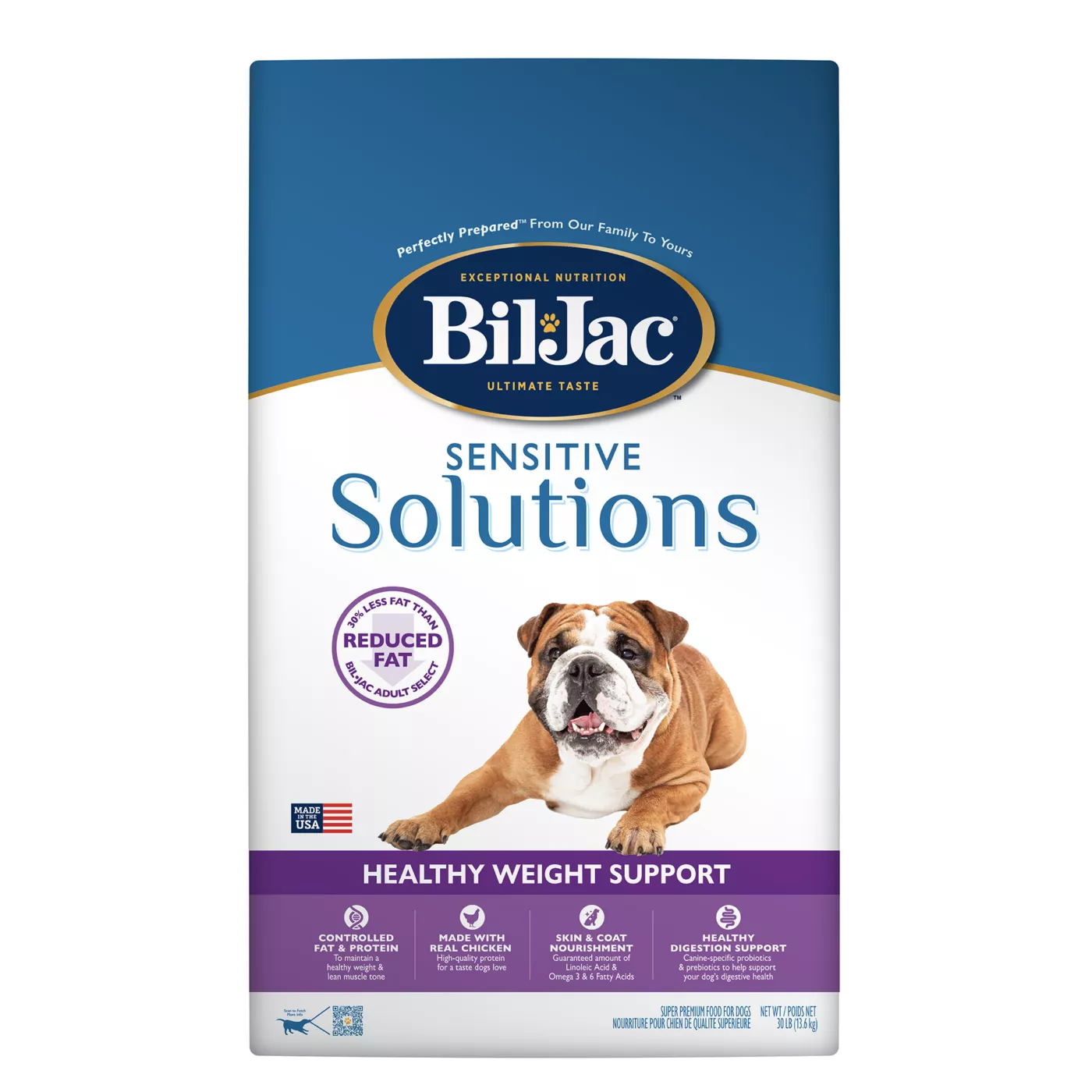 Bil-Jac Sensitive Solutions Healthy Weight Support Adult Dry Dog Food - Chicken 1011275