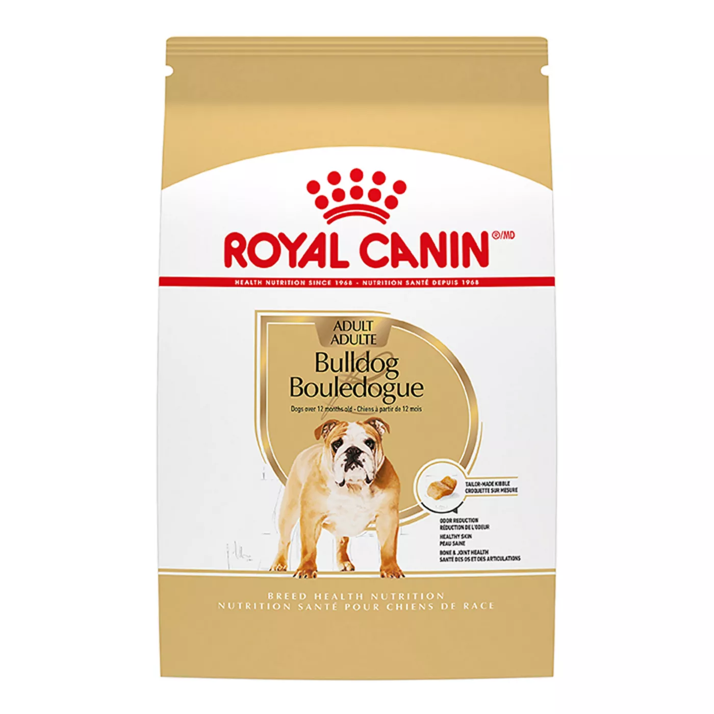 Royal Canin Breed Health Nutrition Bulldog Breed Specific Adult Dog Dry Food 5150130