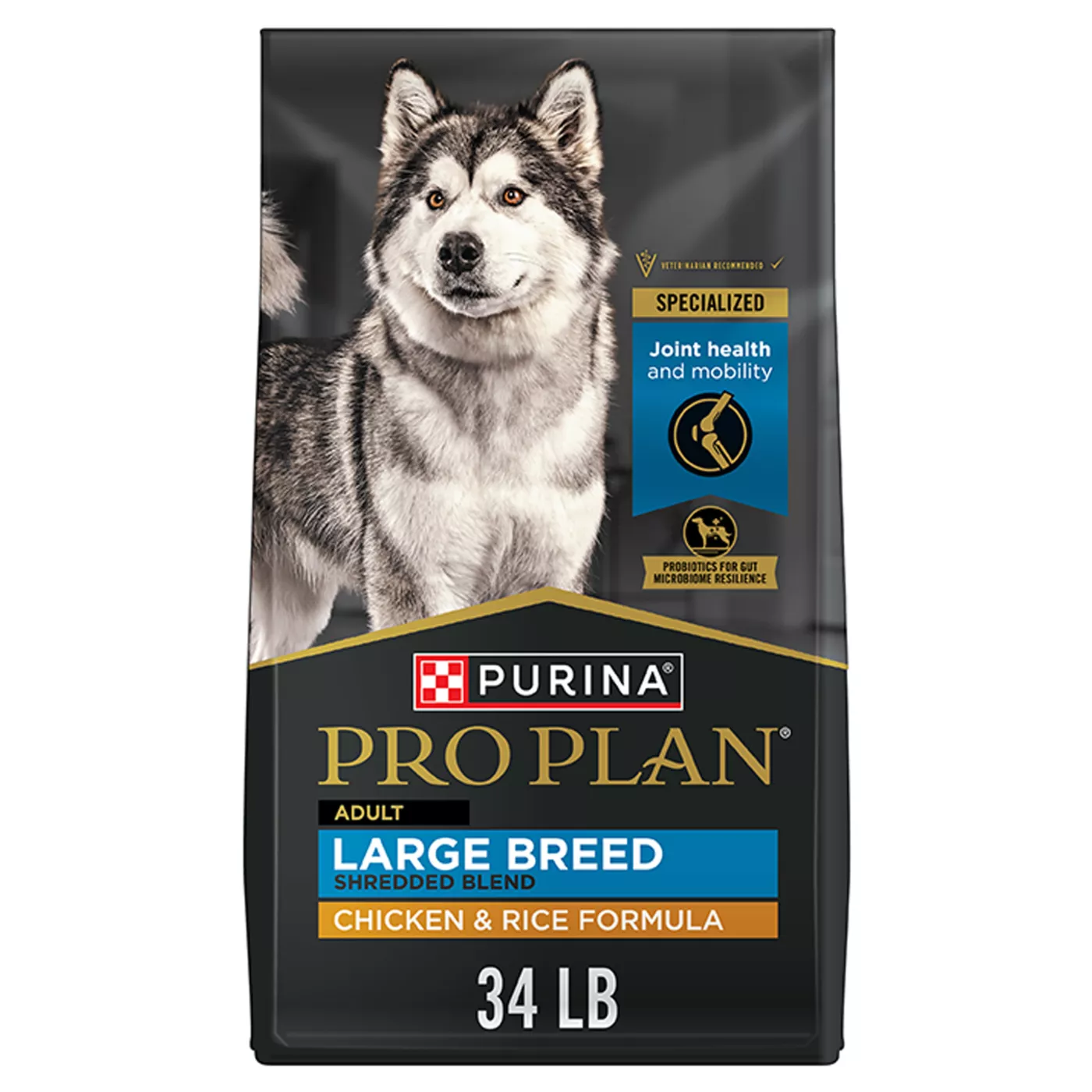 Purina Pro Plan Joint Health for Dogs Large Breed Dry Dog Food Shredded Blend Chicken & Rice Formula 5153712