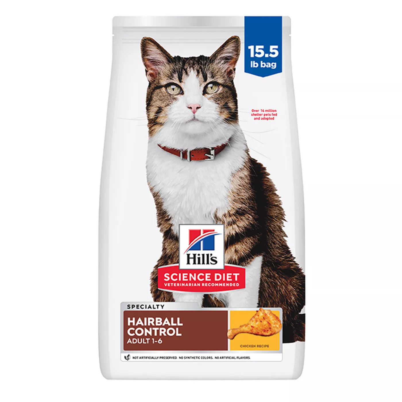 Hill's Science Diet Hairball Control Adult Dry Cat Food - Chicken 5154825