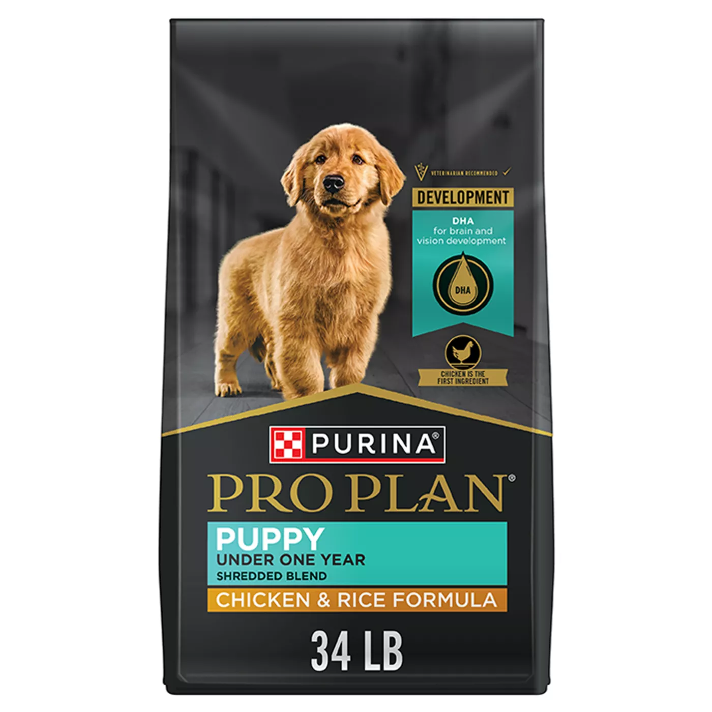 Purina Pro Plan High Protein Dry Puppy Food Shredded Blend Chicken & Rice Formula 5163311
