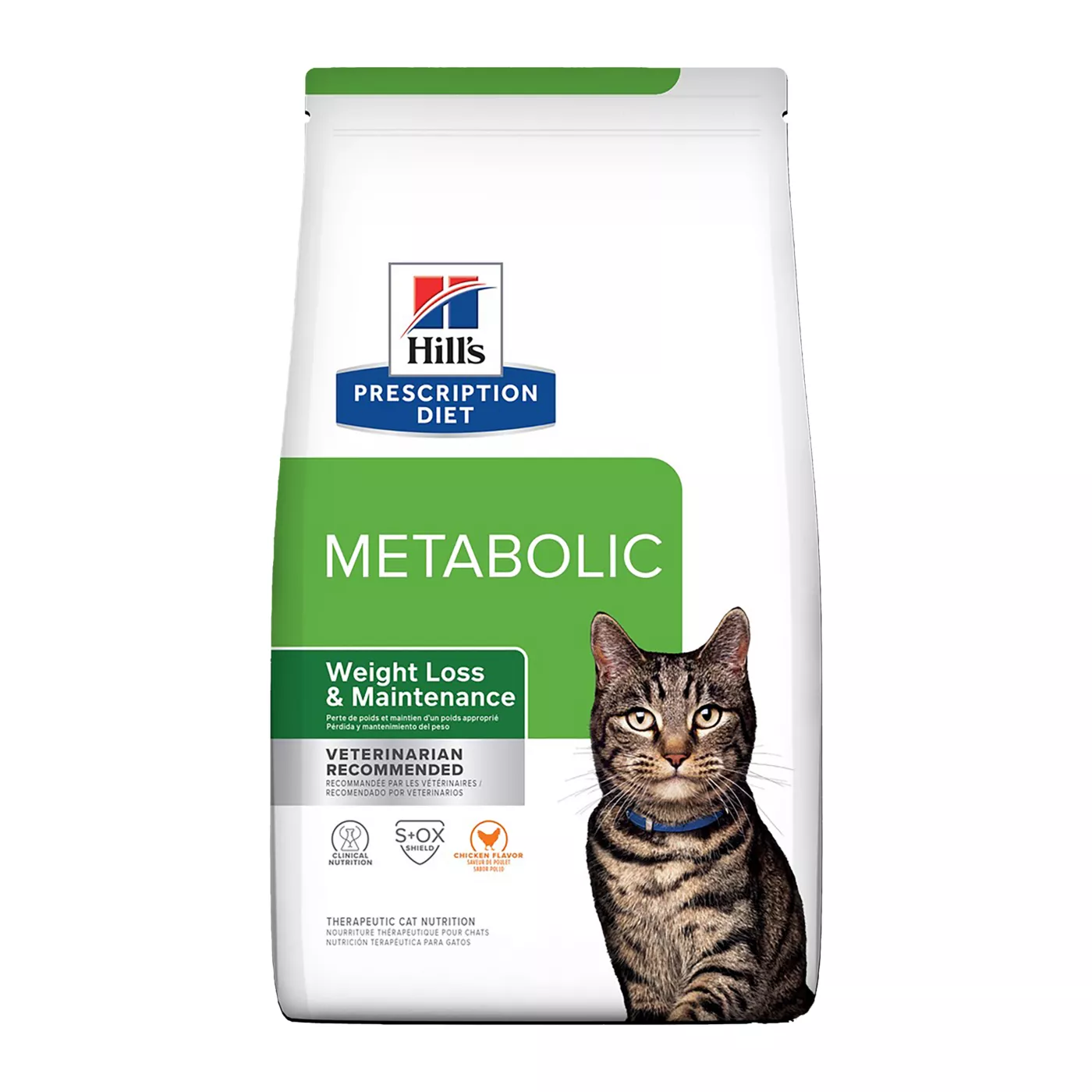 Hill's Prescription Diet Metabolic Weight Loss & Maintenance Dry Cat Food - Chicken 5197657
