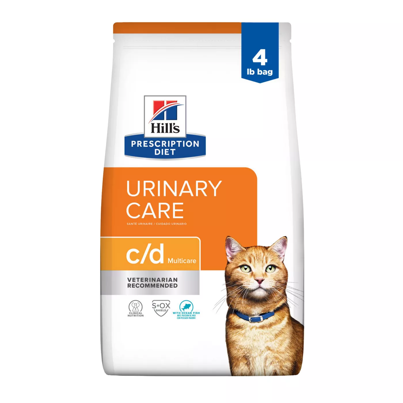 Hill's Prescription Diet c/d Multicare Urinary Care Dry Cat Food - Ocean Fish 5211957