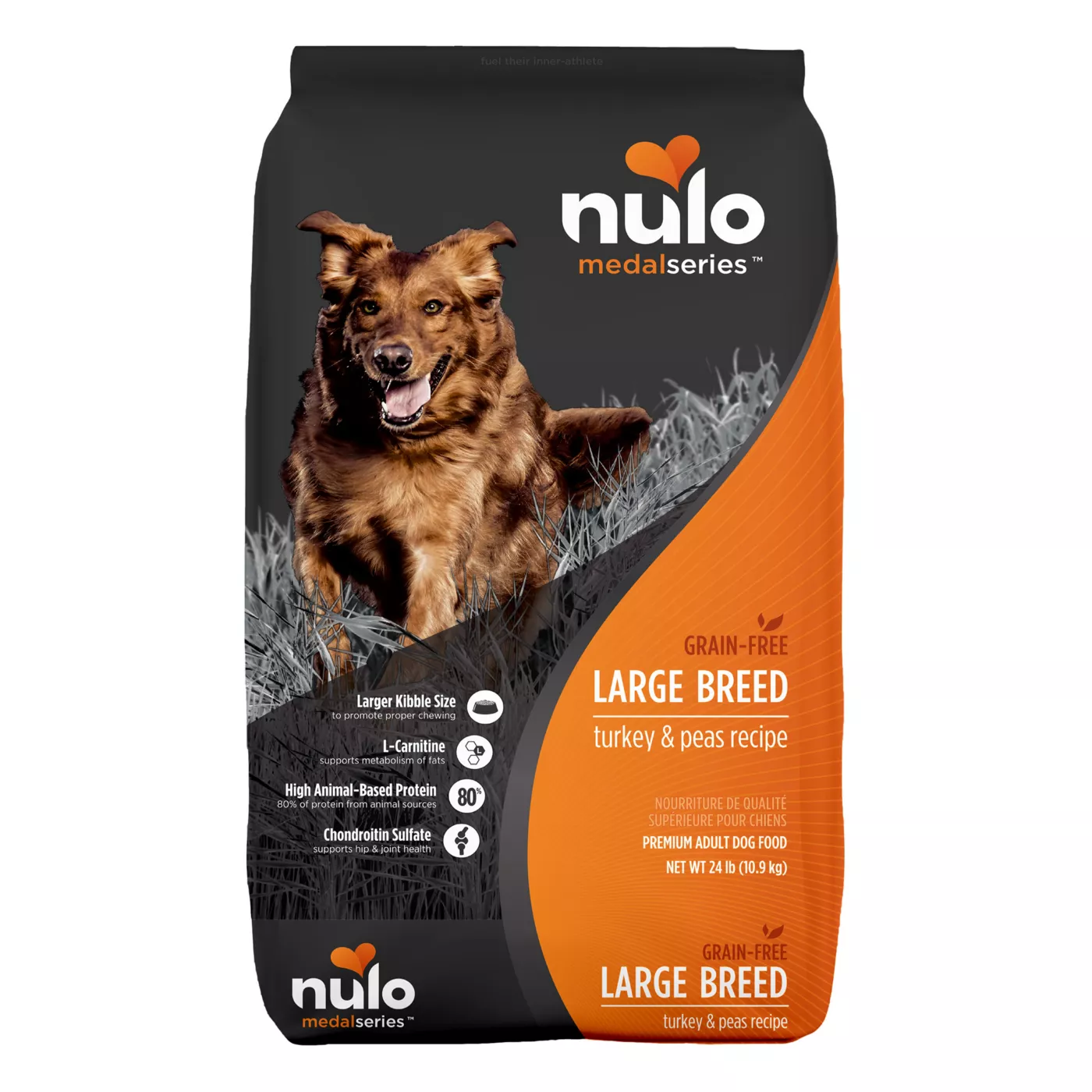 Nulo MedalSeries Large Breed High Protein Dry Dog Food - Turkey & Peas Recipe 5212686
