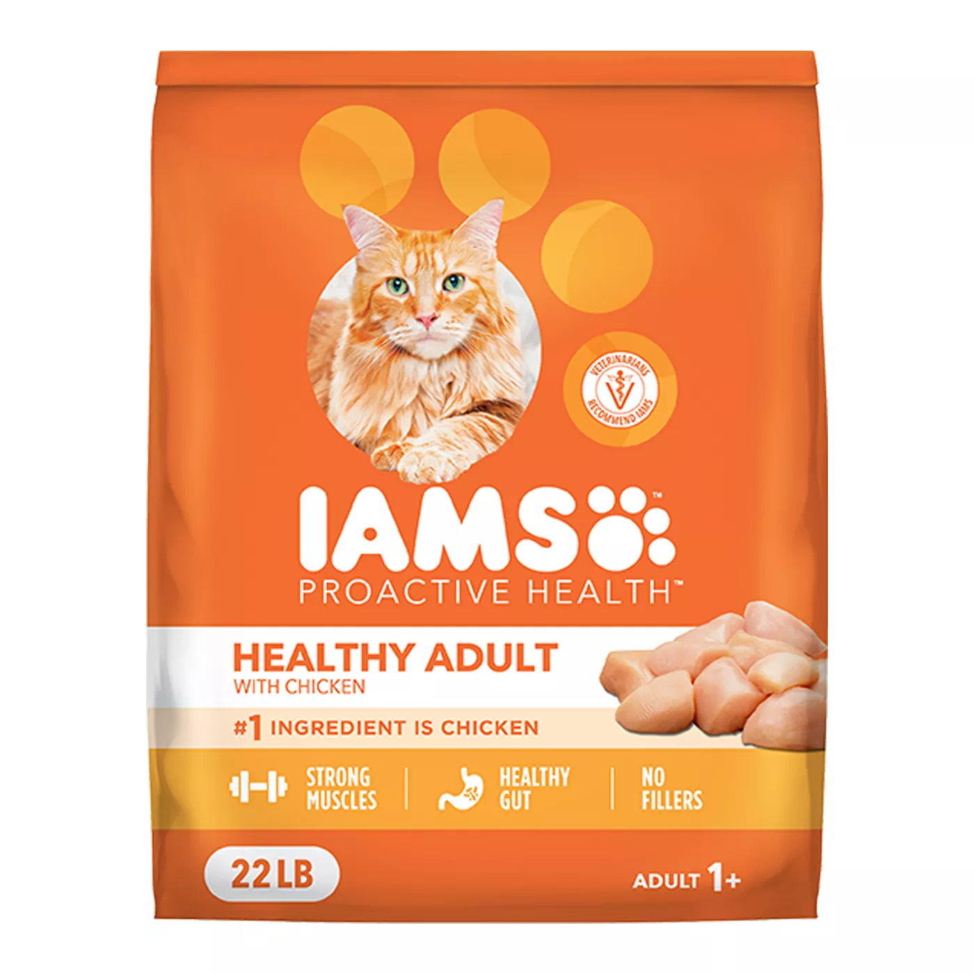 IAMS Proactive Health Indoor Adult Dry Cat Food - Healthy Cat, Chicken 5246487