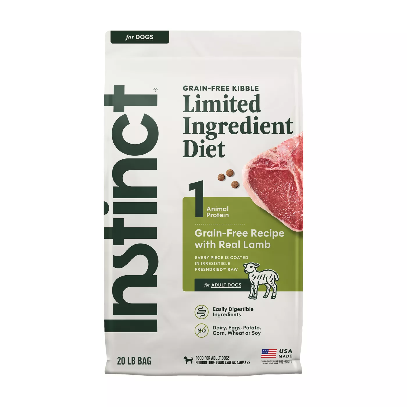 Instinct Limited Ingredient Diet Adult Dry Dog Food - Grain Free, Lamb 5266163
