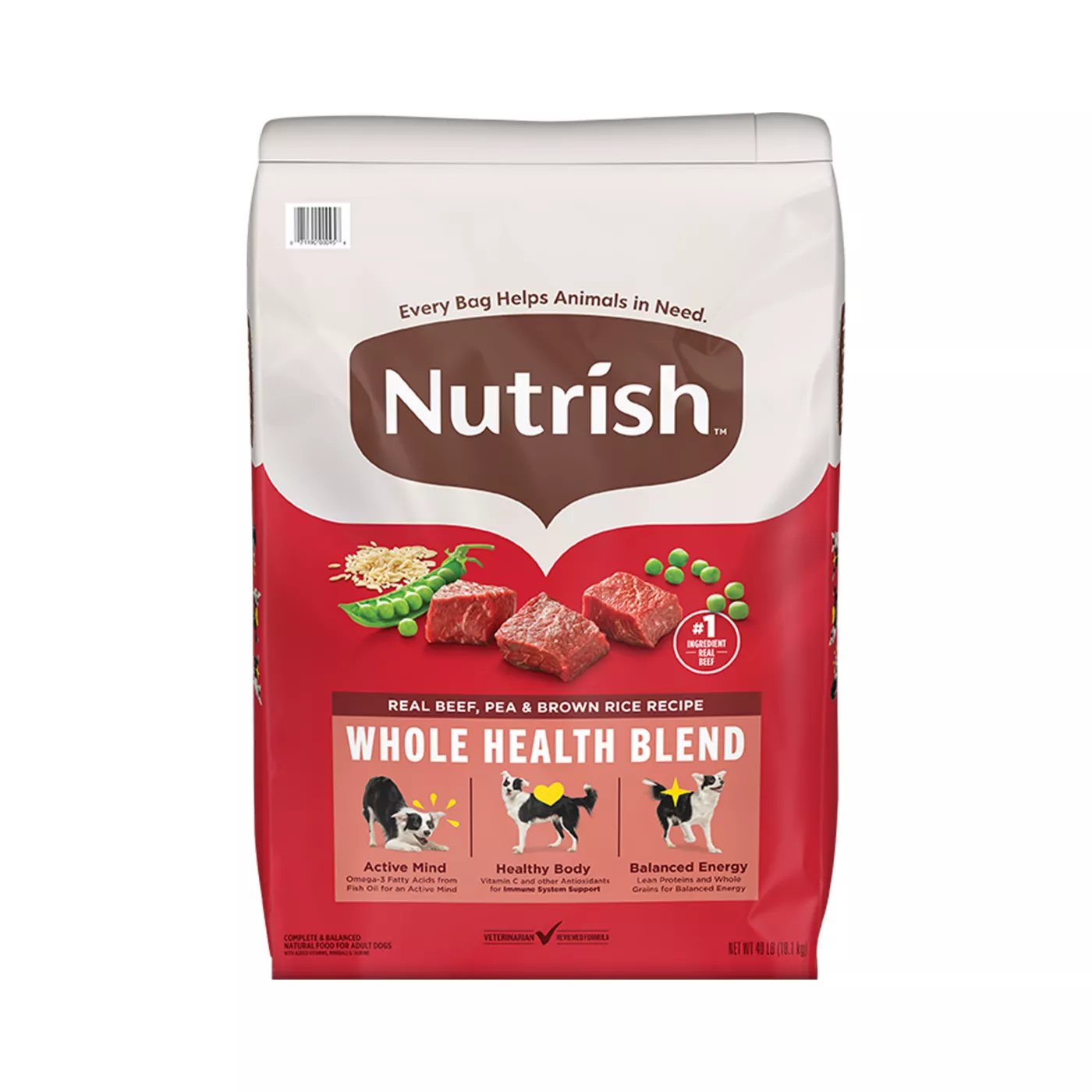 Rachael Ray Nutrish Adult Dog Dry Food - Beef, Pea & Brown Rice 5277787