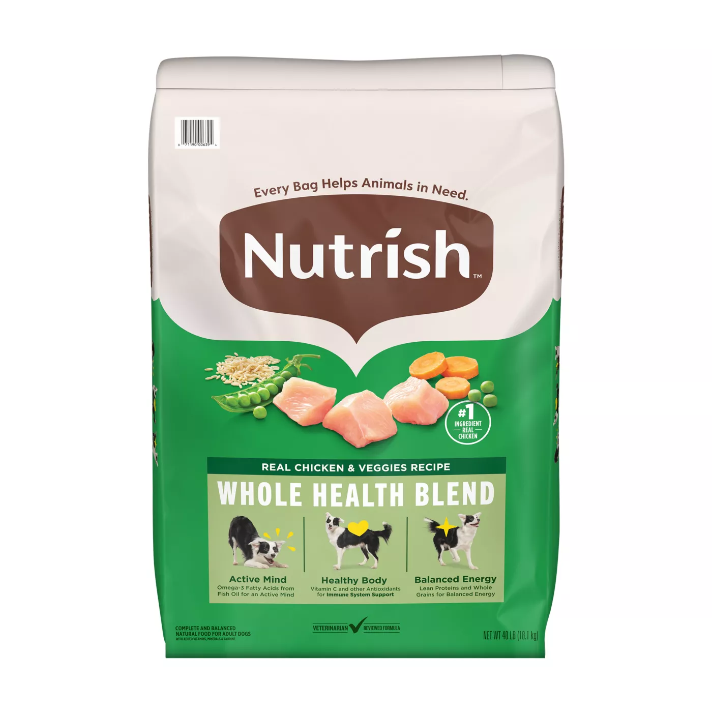 Rachael Ray Nutrish Whole Health Blend Adult Dry Dog Food - Chicken & Veggies 5277794