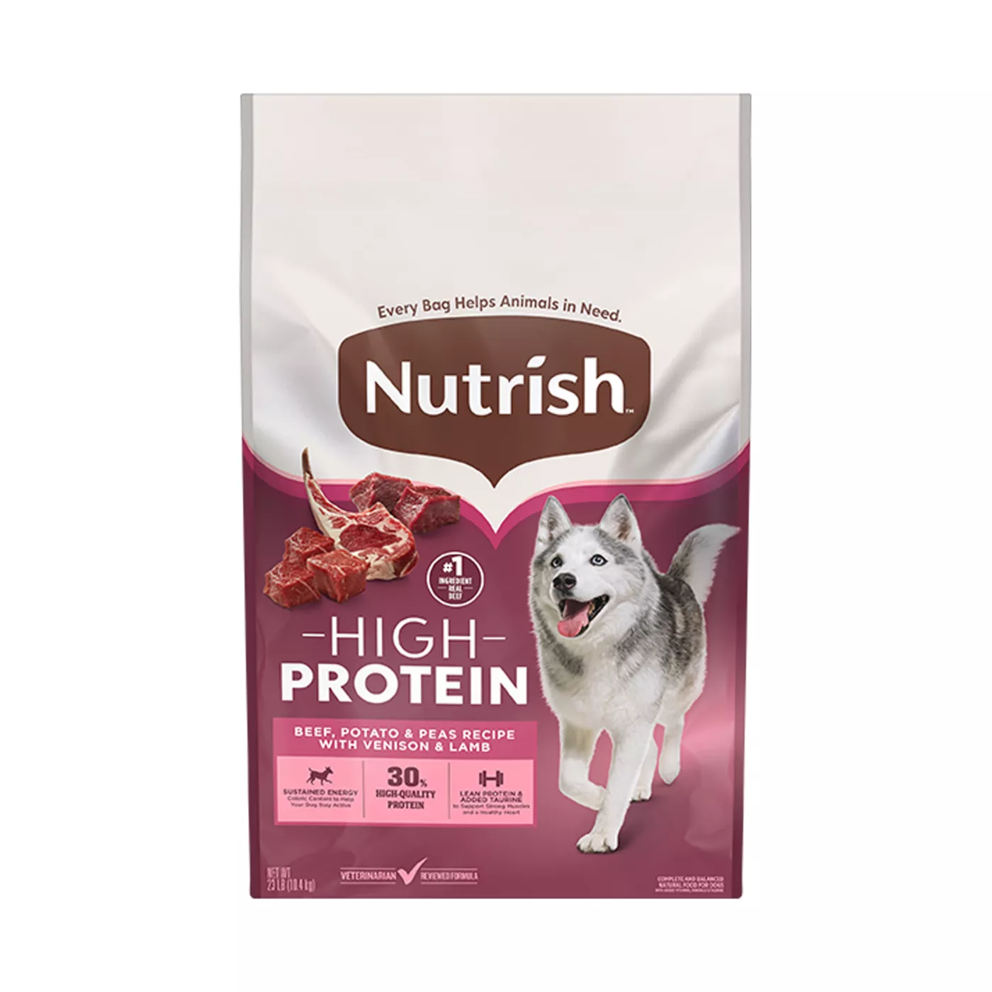 Rachael Ray Nutrish High Protein All Life Stages Dry Dog Food - Beef, Venision & Lamb 5277835