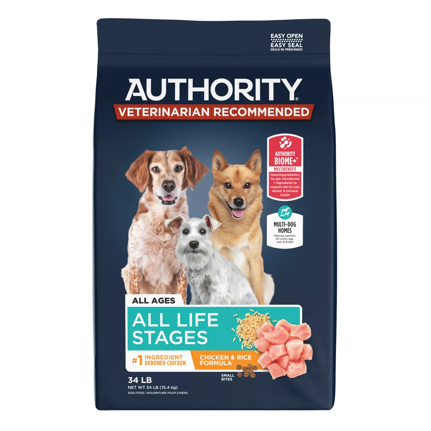 Authority Everyday Health All Life Stages Dry Dog Food - Chicken & Rice 5279202