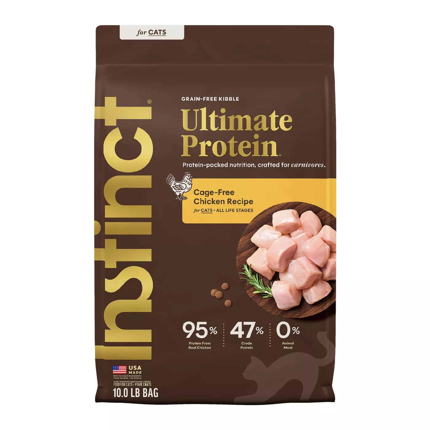 Instinct Ultimate Protein Cat Food - Grain Free, High Protein, Chicken 5279761