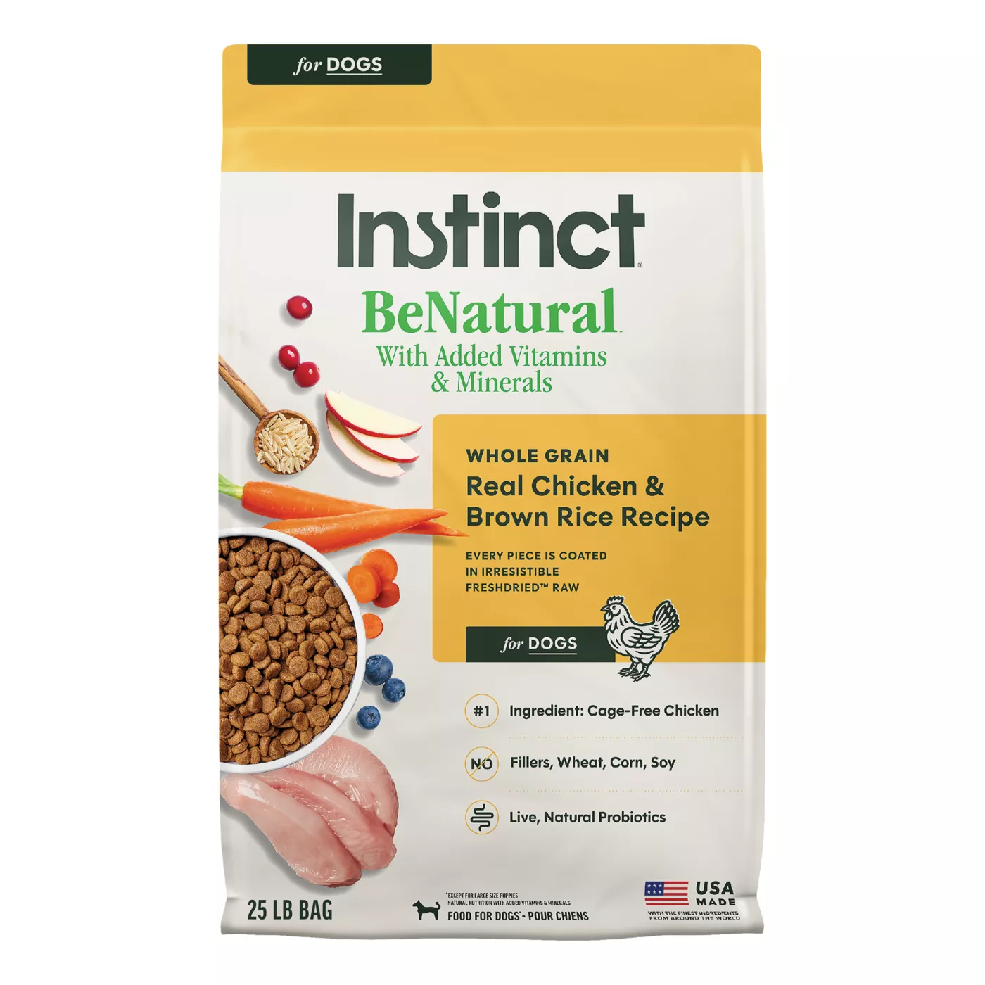 Instinct Be Natural All Life Stages Dry Dog Food - Chicken & Brown Rice 5279982