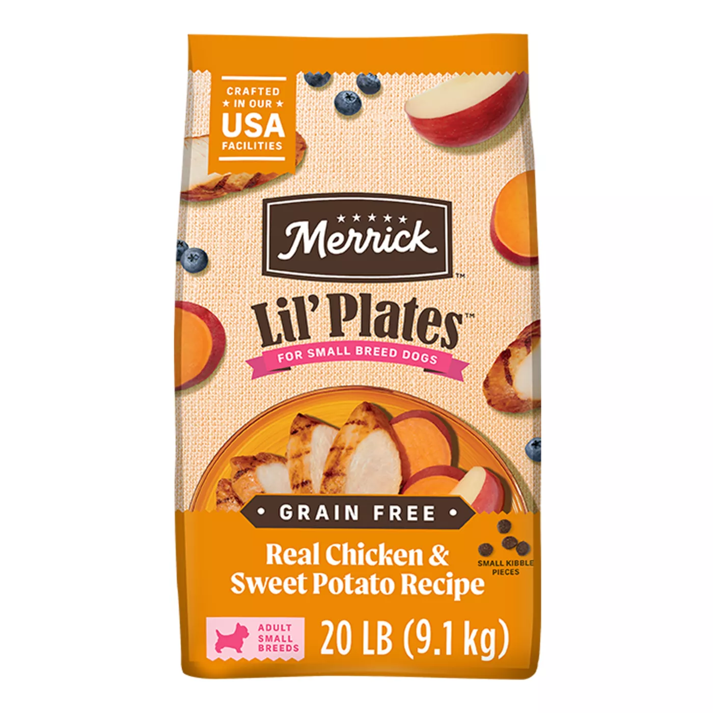 Merrick Lil' Plates Grain Free Small Breed Adult Dry Dog Food - Natural, Chicken & Sweet Potato 5287817