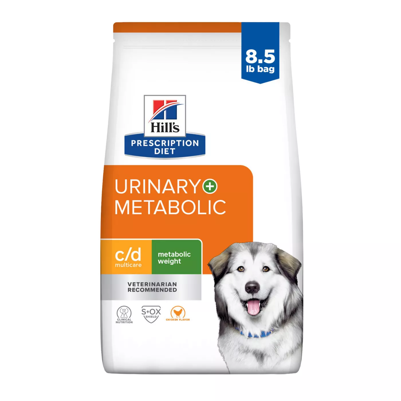 Hill's Prescription Diet c/d Urinary + Metabolic Weight Dry Dog Food - Chicken 5288164