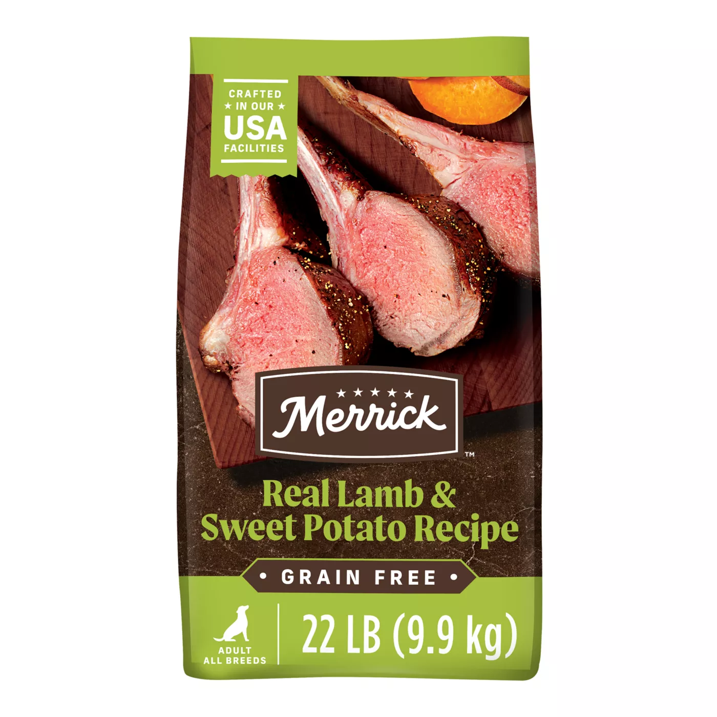 Merrick Grain Free Adult Dry Dog Food - Natural, Lamb & Sweet Potato 5296351