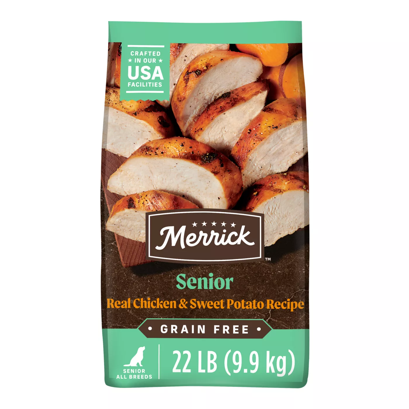 Merrick Grain Free Senior Dry Dog Food - Natural, Chicken & Sweet Potato 5296364