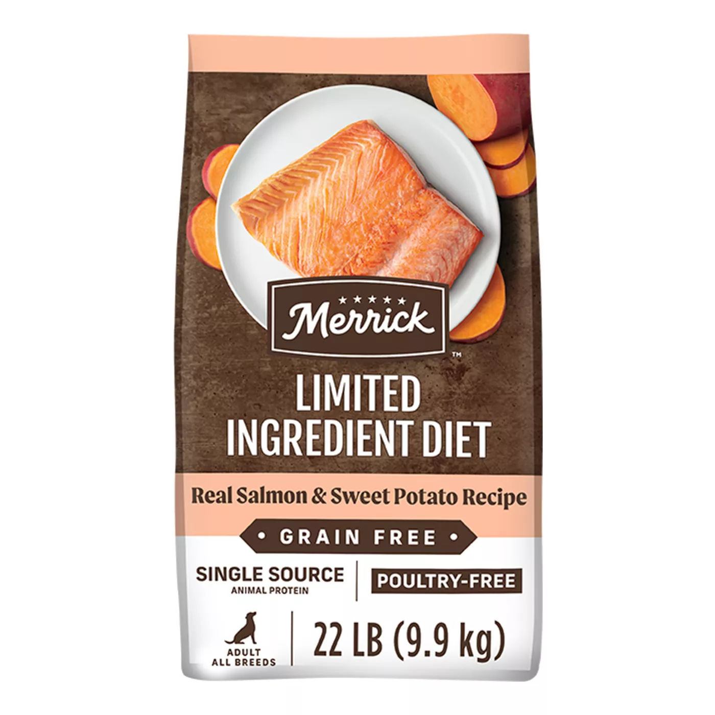 Merrick Limited Ingredient Diet Grain Free Adult Dry Dog Food - Natural, Salmon, & Sweet Potato 5297026
