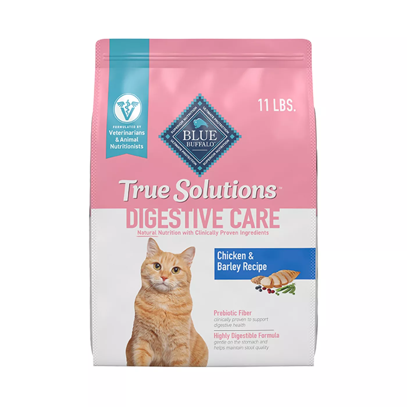 Blue Buffalo True Solutions Blissful Belly Digestive Care Dry Cat Food - Natural, Chicken 5297510