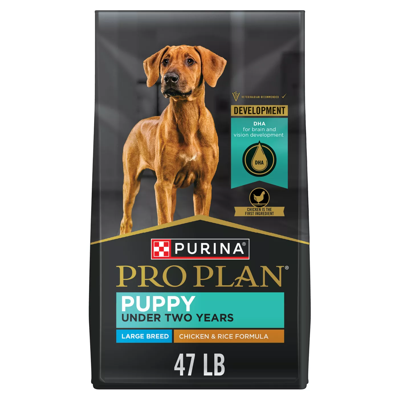 Purina Pro Plan Large Breed Dry Puppy Food, Chicken and Rice Formula 5298794