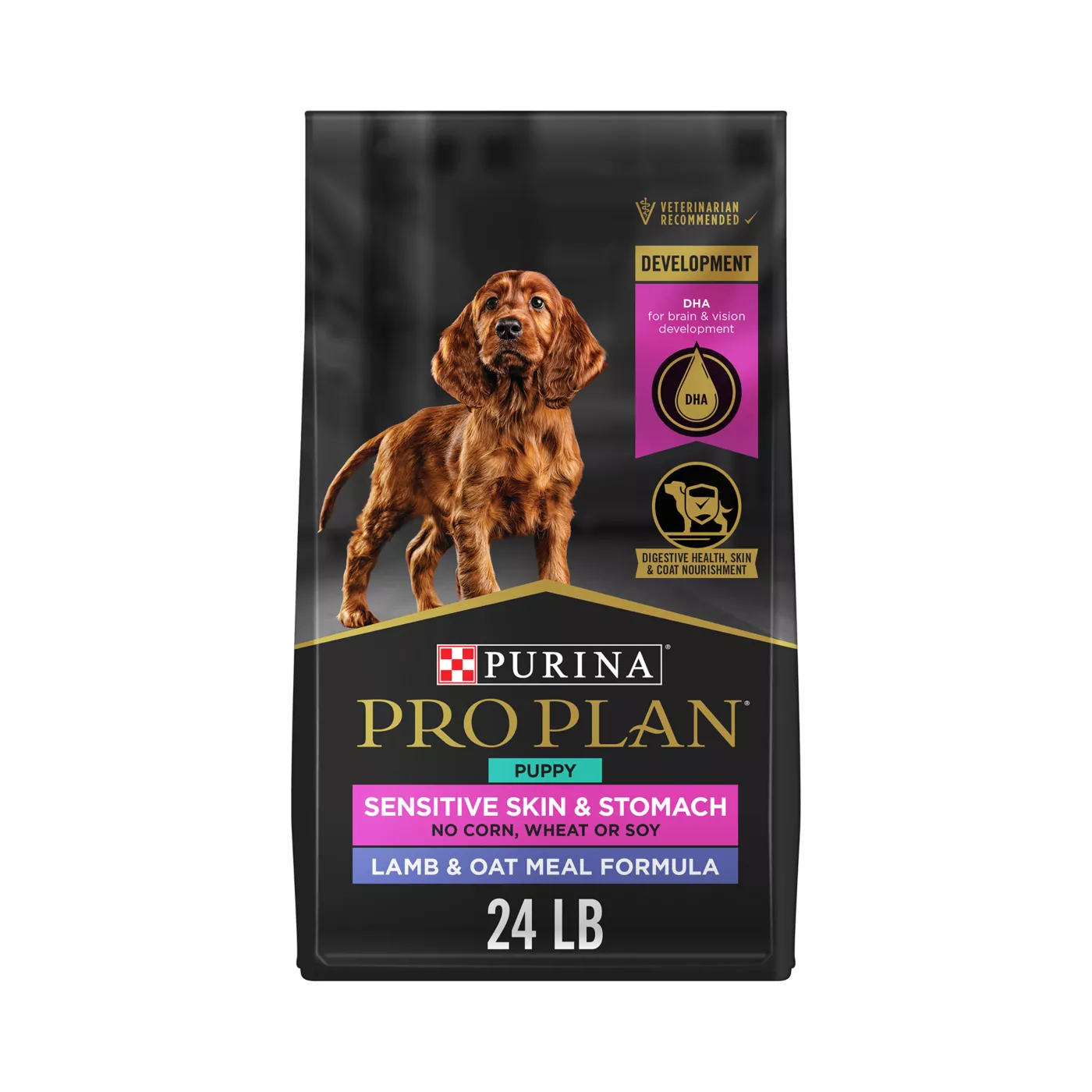 Purina Pro Plan Sensitive Skin and Stomach Dry Puppy Food Lamb and Oat Meal Formula 5298801