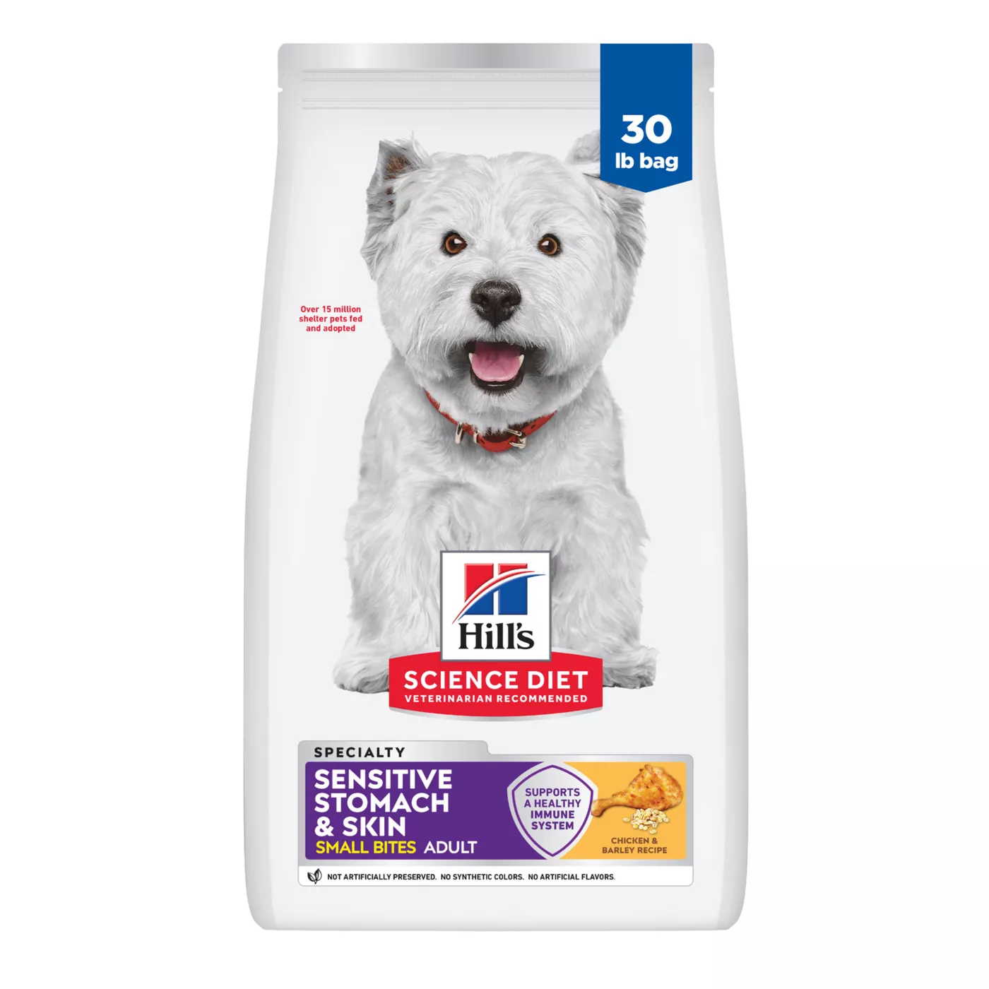 Hill's Science Diet Sensitive Stomach & Skin Small Bites Adult Dog Dry Food - Chicken & Barley 5298852