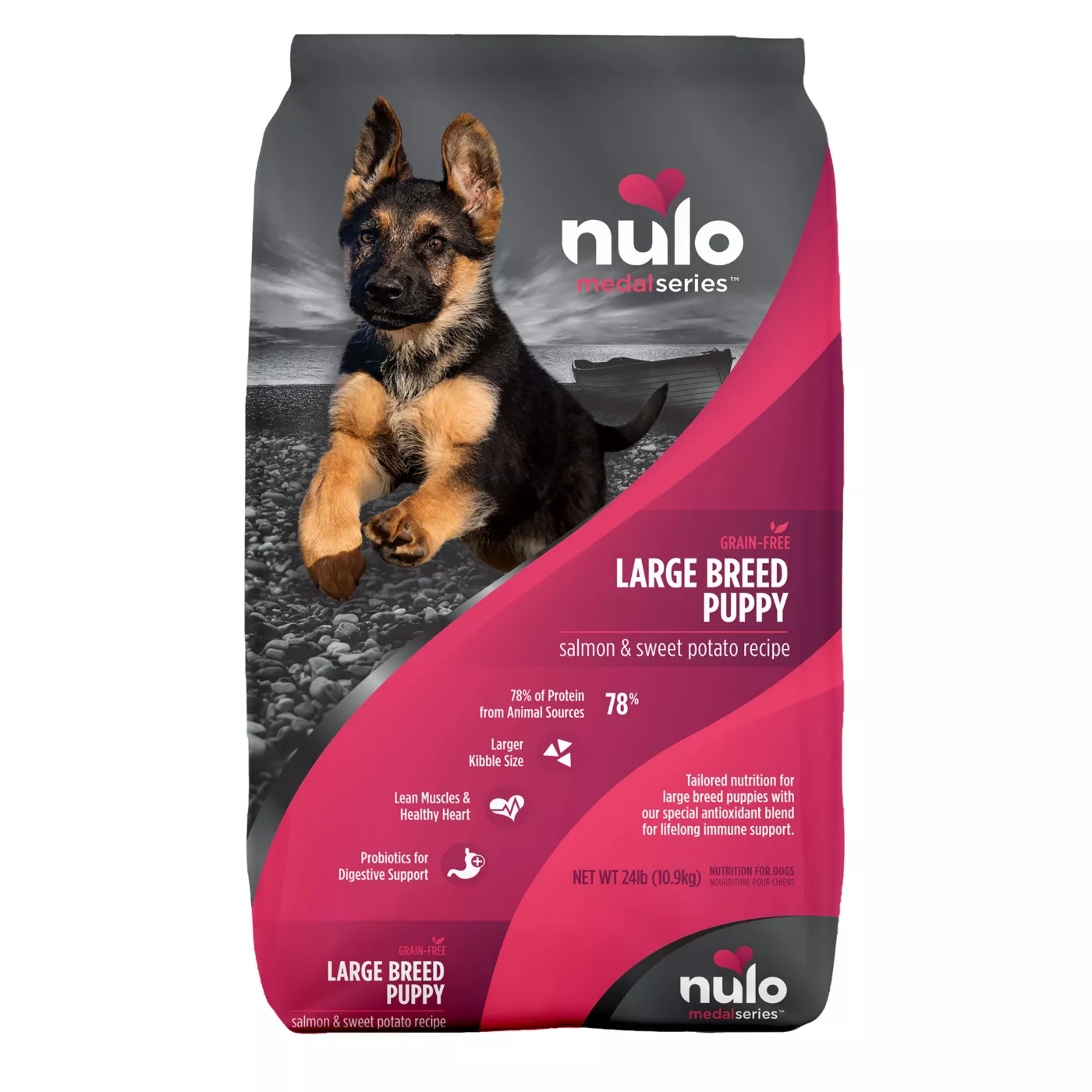 Nulo MedalSeries Large Breed Puppy High Protein Dry Dog Food - Salmon & Sweet Potato Recipe 5305711