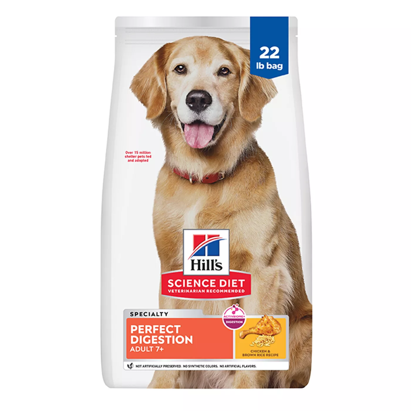 Hill's Science Diet Perfect Digestion 7+ Senior Dry Dog Food - Chicken, Whole Oats & Brown Rice 5305855