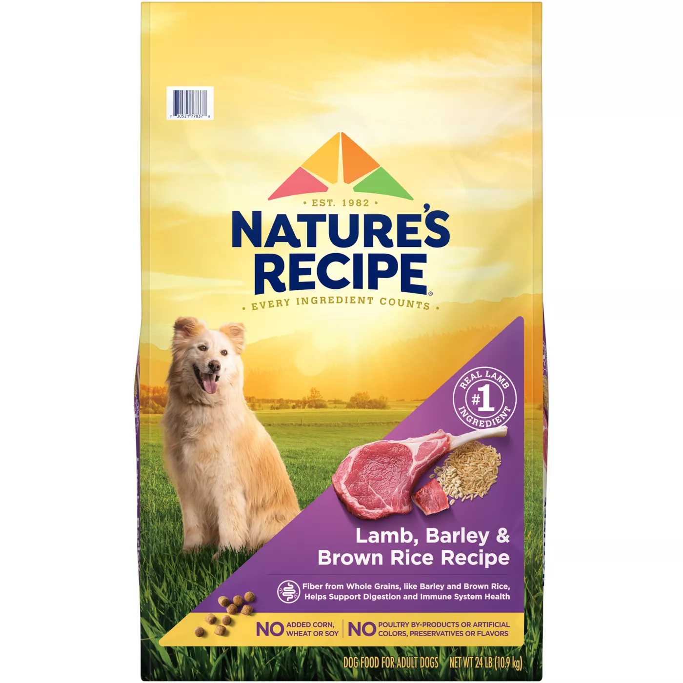Nature's Recipe Dry Dog Food Adult - Lamb, Rice 5306455